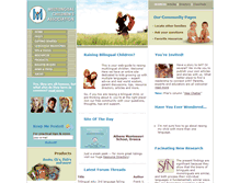 Tablet Screenshot of multilingualchildren.org