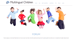 Desktop Screenshot of forums.multilingualchildren.org
